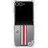 Ohio State University Buckeyes Galaxy Z Flip7 Clear Case