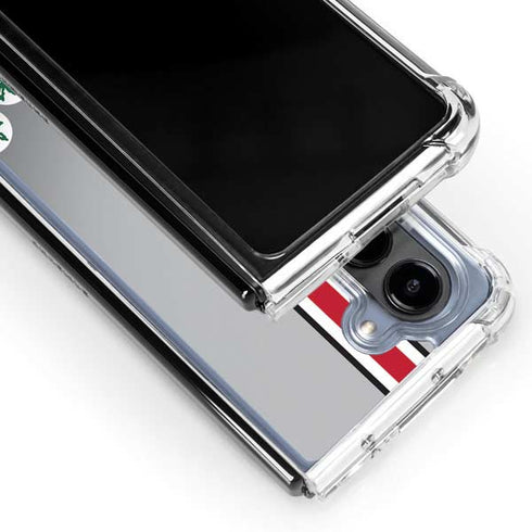 Ohio State University Buckeyes Galaxy Z Fold5 5G Clear Case