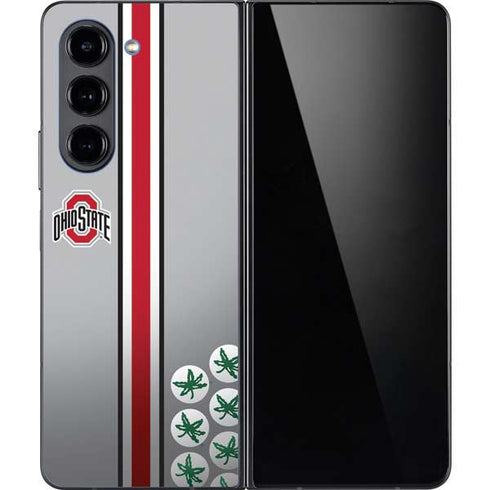 Ohio State University Buckeyes Galaxy Z Fold5 5G Skin