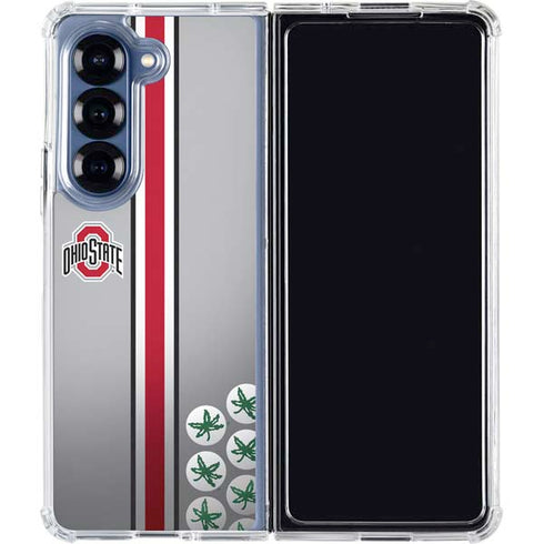 Ohio State University Buckeyes Galaxy Z Fold7 Clear Case