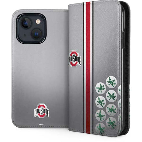 Ohio State University Buckeyes iPhone 14 Plus Folio Case