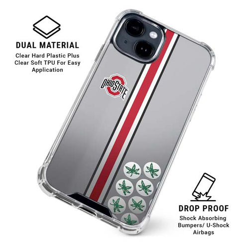 Ohio State University Buckeyes iPhone 15 Clear Case