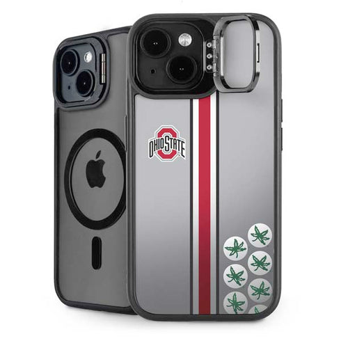 Ohio State University Buckeyes iPhone 15 Plus Kickstand Case