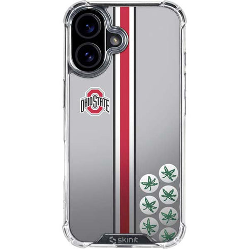 Ohio State University Buckeyes iPhone 16 Clear Case