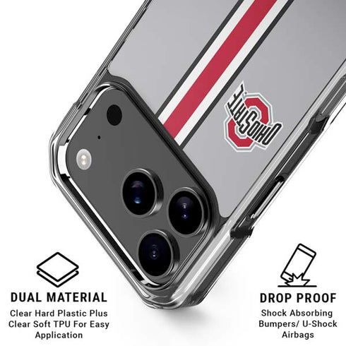 Ohio State University Buckeyes iPhone 17 Pro Max Clear Case