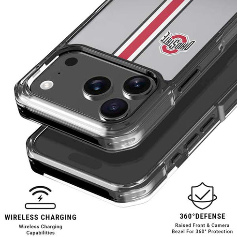 Ohio State University Buckeyes iPhone 18 Pro Clear Case