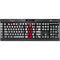 Ohio State University Buckeyes K95 RGB PLATINUM Mechanical Gaming Keyboard Skin