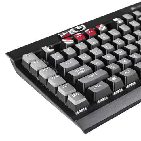 Ohio State University Buckeyes K95 RGB PLATINUM Mechanical Gaming Keyboard Skin