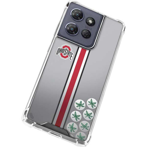 Ohio State University Buckeyes Moto G 5G (2025) Clear Case