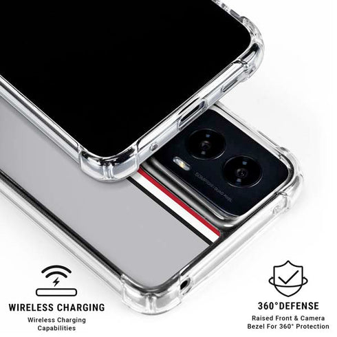 Ohio State University Buckeyes Moto G Power 5G (2024) Clear Case