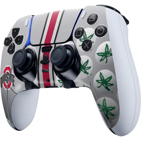 Ohio State University Buckeyes PS5 DualSense Edge Pro Controller Skin