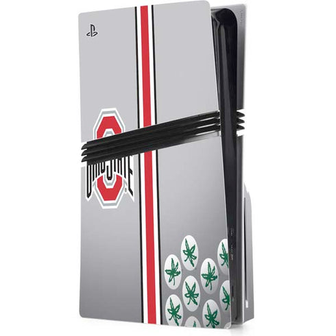 Ohio State University Buckeyes PS5 Pro Disk Console Skin