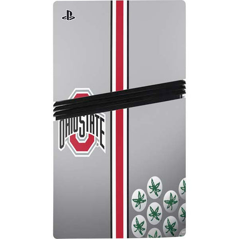 Ohio State University Buckeyes PS5 Pro Disk Console Skin