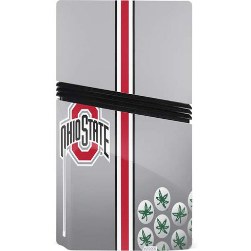 Ohio State University Buckeyes PS5 Pro Disk Console Skin