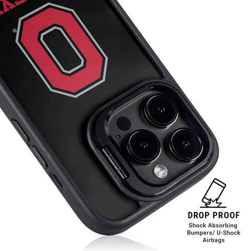 Ohio State University OSU iPhone 15 Pro Max Kickstand Case