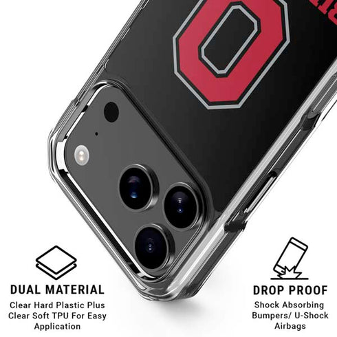 Ohio State University OSU iPhone 18 Pro Clear Case