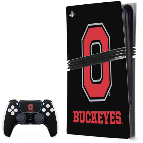 Ohio State University OSU PS5 Pro Bundle Skin