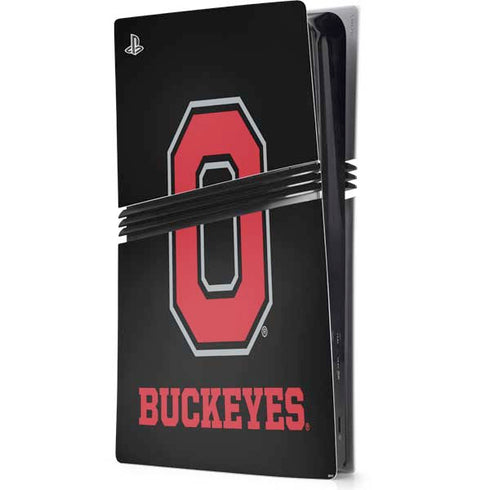 Ohio State University OSU PS5 Pro Console Skin