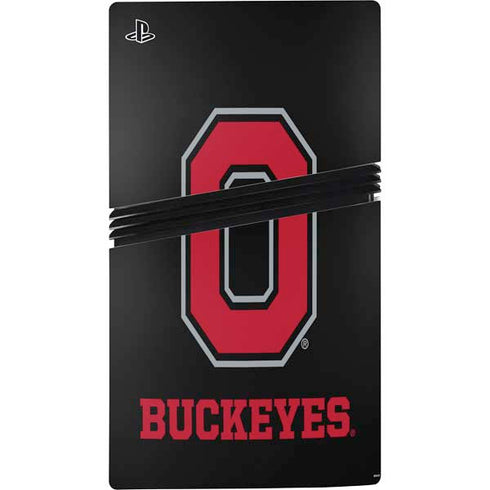 Ohio State University OSU PS5 Pro Console Skin