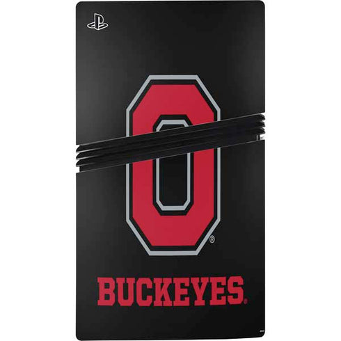 Ohio State University OSU PS5 Pro Disk Bundle Skin