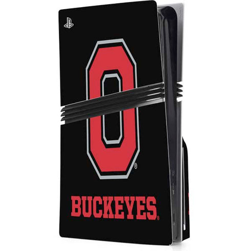Ohio State University OSU PS5 Pro Disk Console Skin