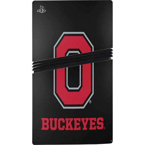 Ohio State University OSU PS5 Pro Disk Console Skin