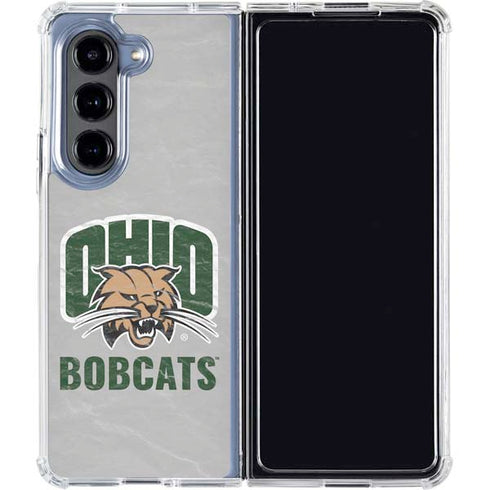 Ohio University Ohio University Bobcats Galaxy Z Fold5 5G Clear Case