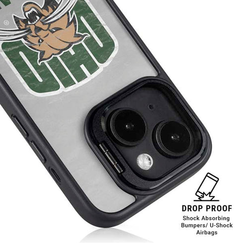 Ohio University Ohio University Bobcats iPhone 15 Plus Kickstand Case