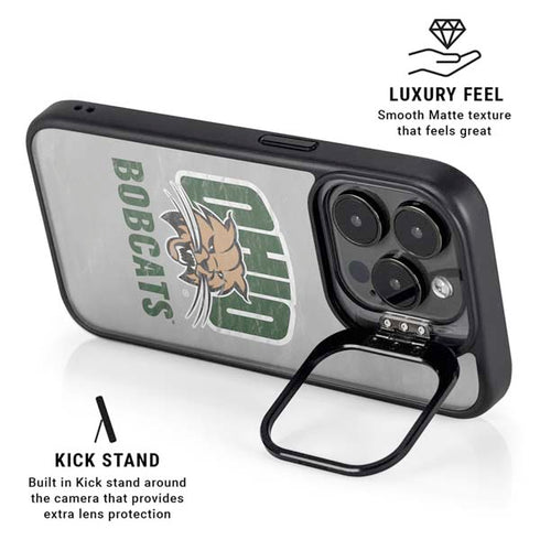 Ohio University Ohio University Bobcats iPhone 15 Pro Kickstand Case