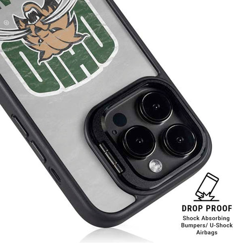 Ohio University Ohio University Bobcats iPhone 15 Pro Kickstand Case