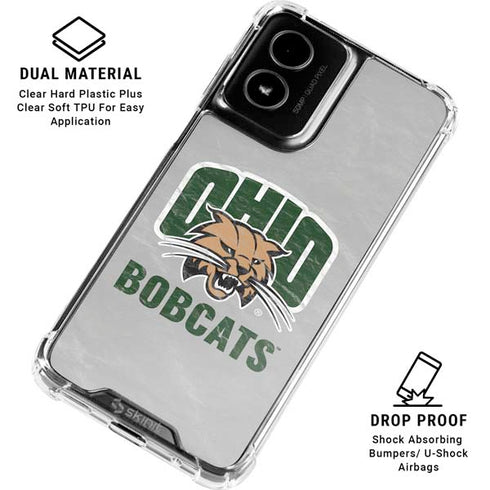 Ohio University Ohio University Bobcats Moto G Power 5G (2024) Clear Case