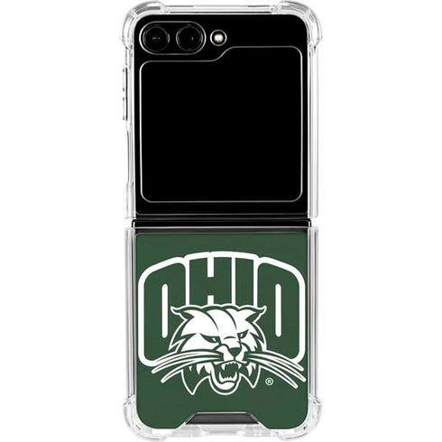 Ohio University Ohio University Outline Galaxy Z Flip6 Clear Case