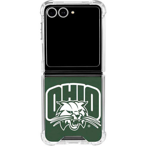 Ohio University Ohio University Outline Galaxy Z Flip7 Clear Case