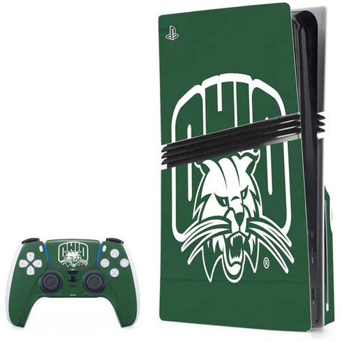 Ohio University Ohio University Outline PS5 Pro Disk Bundle Skin