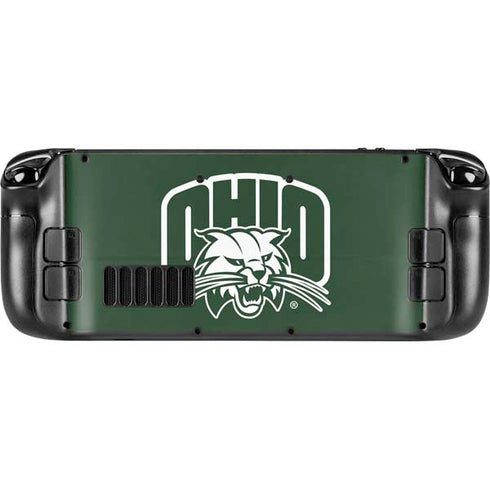 Ohio University Ohio University Outline Steam Deck Handheld Gaming Computer OLED Skin