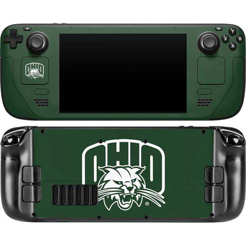 Ohio University Ohio University Outline Steam Deck Handheld Gaming Computer Skin