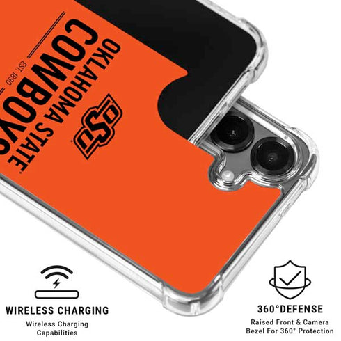 Oklahoma State University OK Cowboys Est 1890 Galaxy S26 Clear Case