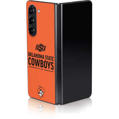 Oklahoma State University OK Cowboys Est 1890 Galaxy Z Fold5 5G Skin