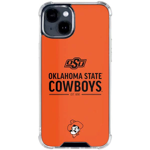Oklahoma State University OK Cowboys Est 1890 iPhone 15 Clear Case