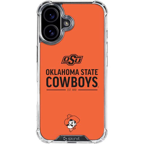 Oklahoma State University OK Cowboys Est 1890 iPhone 16 Clear Case