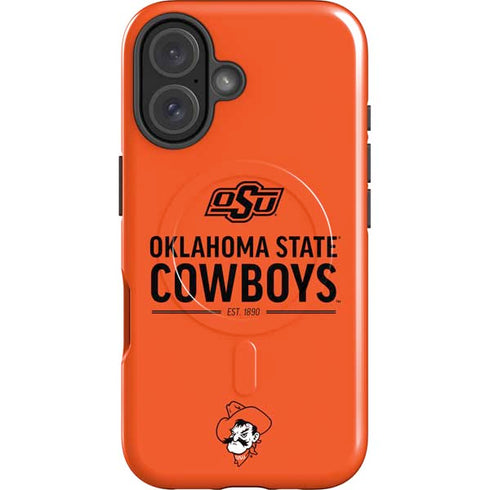 Oklahoma State University OK Cowboys Est 1890 iPhone 16 Magsafe Impact Case