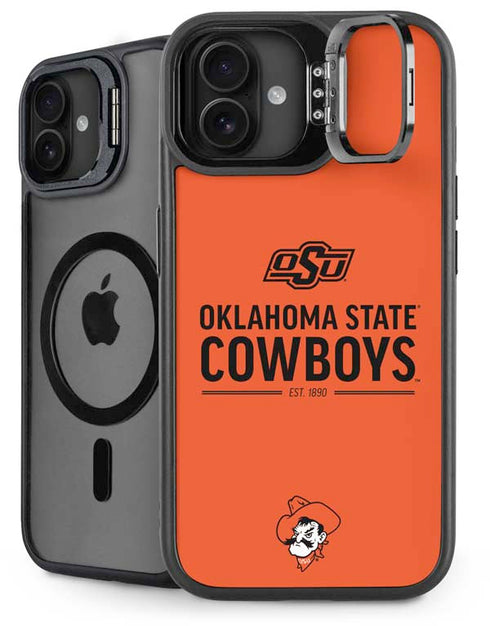 Oklahoma State University OK Cowboys Est 1890 iPhone 16 Plus Kickstand Case