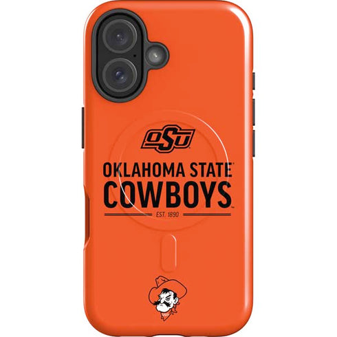Oklahoma State University OK Cowboys Est 1890 iPhone 16 Plus Magsafe Impact Case