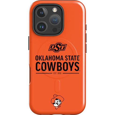 Oklahoma State University OK Cowboys Est 1890 iPhone 16 Pro Magsafe Impact Case
