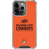 Oklahoma State University OK Cowboys Est 1890 iPhone 16 Pro Max Clear Case