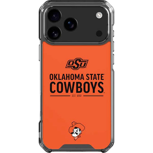 Oklahoma State University OK Cowboys Est 1890 iPhone 18 Pro Max Clear Case