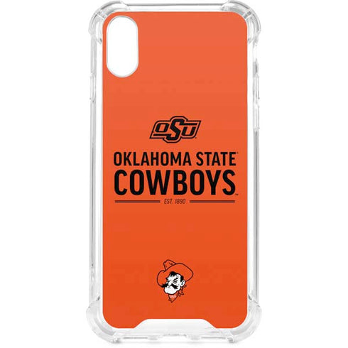 Oklahoma State University OK Cowboys Est 1890 iPhone XS Clear Case