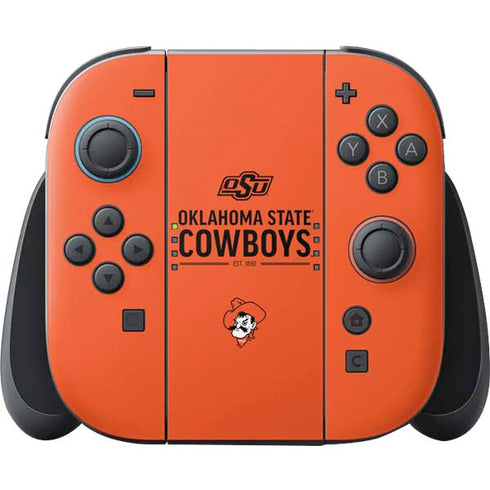 Oklahoma State University OK Cowboys Est 1890 Nintendo Switch 2 (2025) Joy-Con Controller Skin