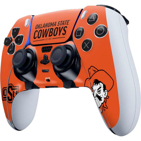 Oklahoma State University OK Cowboys Est 1890 PS5 DualSense Edge Pro Controller Skin