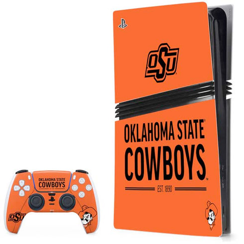 Oklahoma State University OK Cowboys Est 1890 PlayStation PS5 Skins